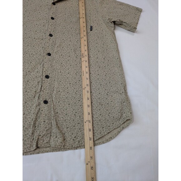 Columbia Sportswear Button up Shirt Mens Medium Beige Outdoor Lightweight Cotton - Picture 6 of 9